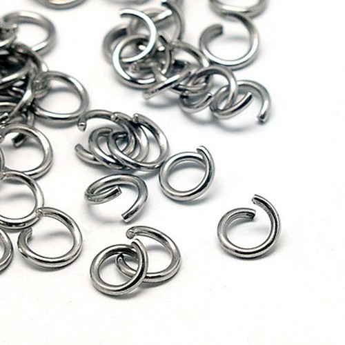 100 edelstahl binderinge - edelstahl,