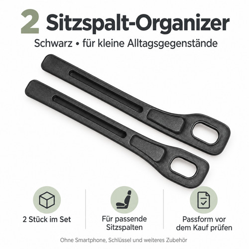 Sitzspalt organizer schwarz - 2, sitzspalt-organizer