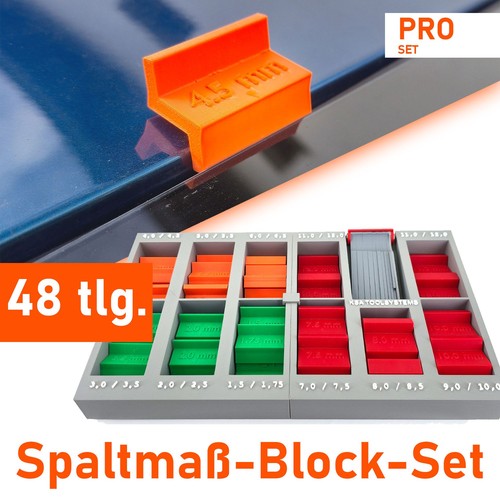 Spaltmaßblöcke set tlg - set,